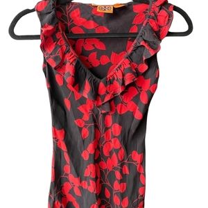 Tory Burch silk sleeveless top